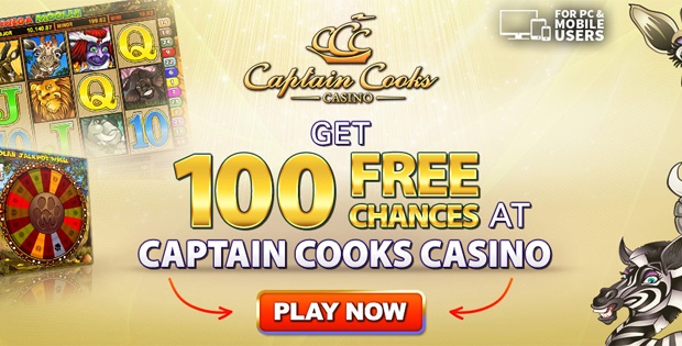 captain cooks casino free bet