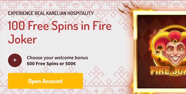 karjala kasino free bet no deposit