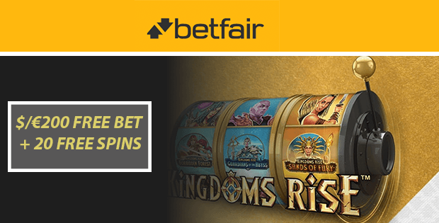 betfair casino free bet
